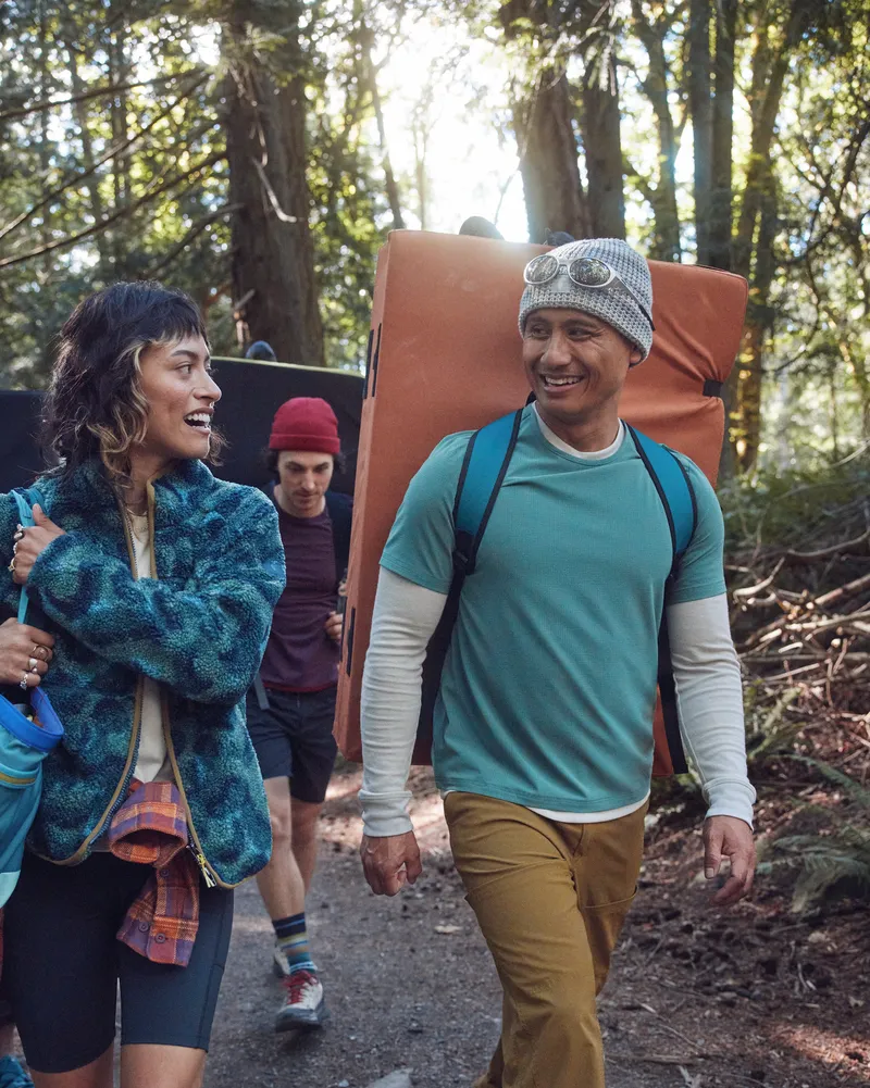 Cotopaxi Chunky Striped bonnet Smoke Vapor chaud