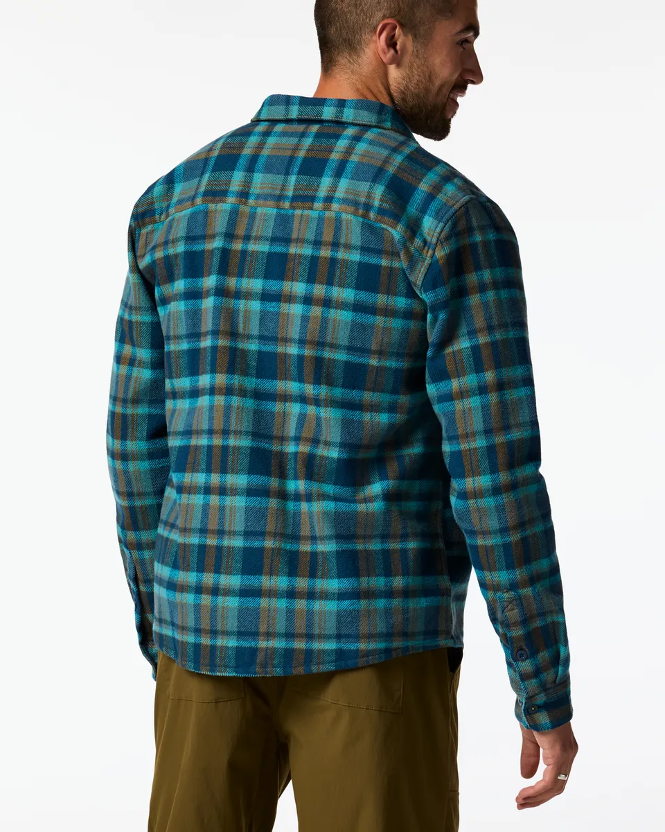 Cotopaxi Mero Organic Flannel chemise homme Indigo Plaid
