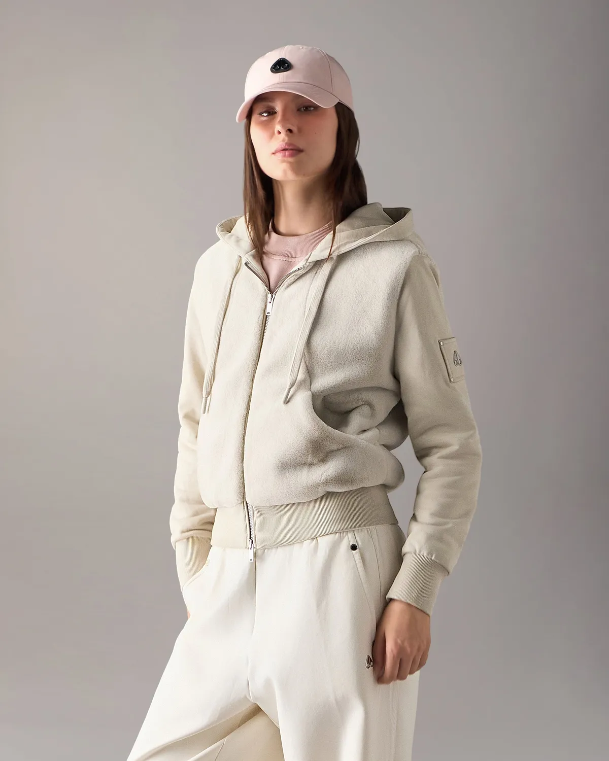 Moose Knuckles Roslyn sweat capuche Bunny léger