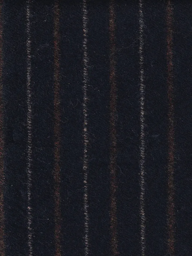 Hollington tissu flanelle laine marine rayures 5 m Gasloy