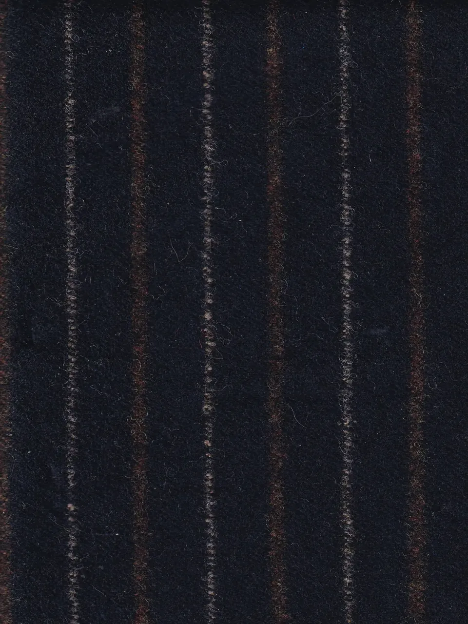 Hollington tissu flanelle laine marine rayures 5 m Gasloy