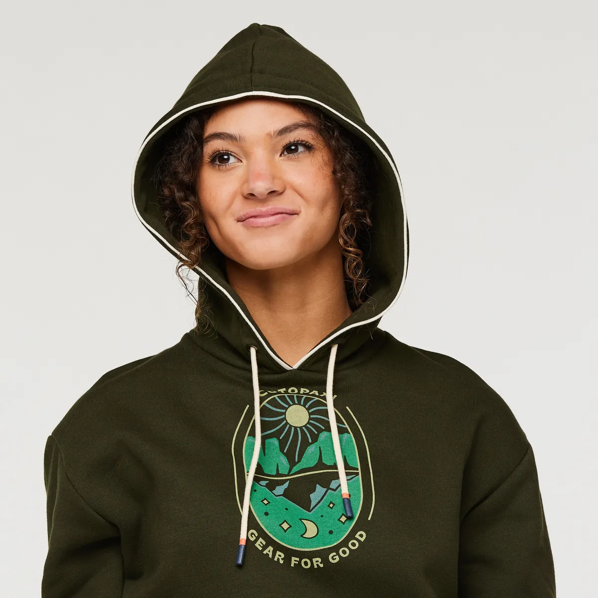 Cotopaxi Day And Night sweat capuche femme Burgundy coton
