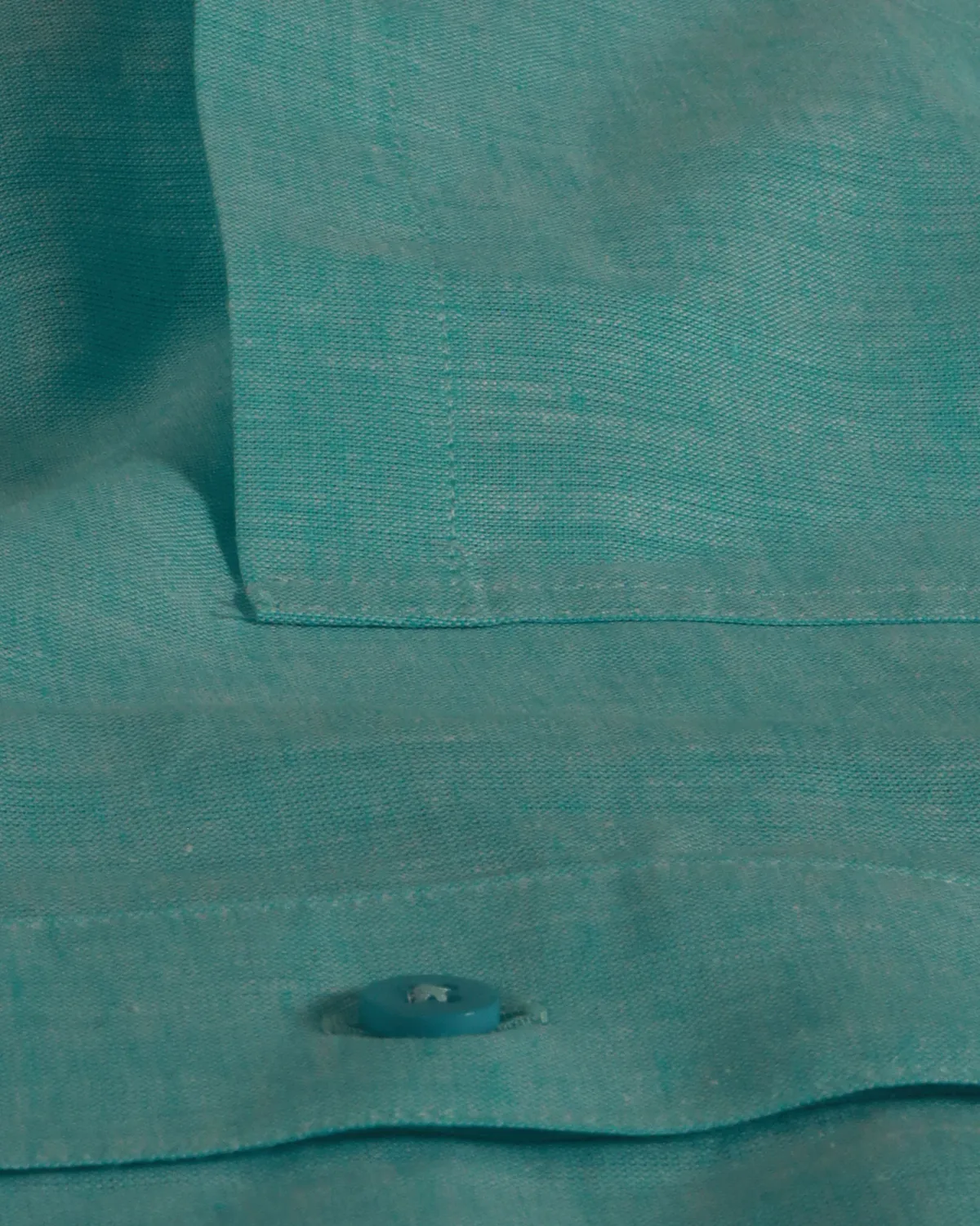 Hollington Deauville chemise lin coton menthe L