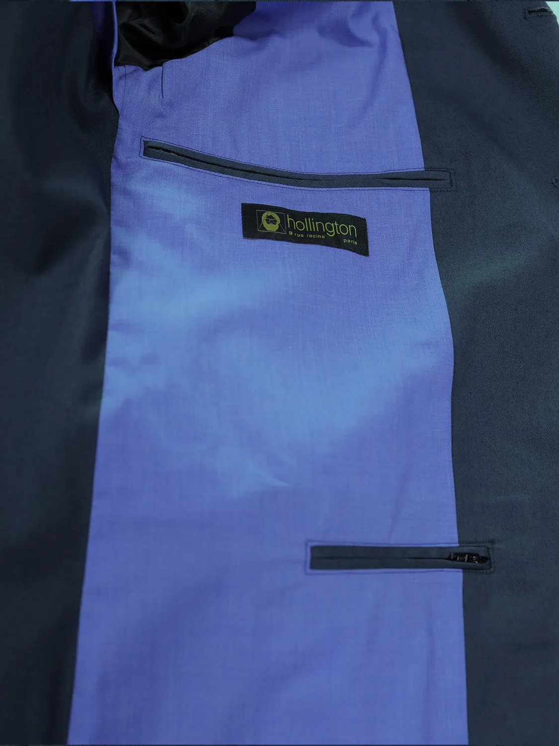 Hollington Tyrol veste ajustée coton bleu marine