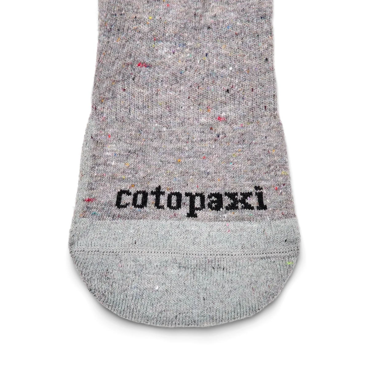 Cotopaxi Hike Crew chaussettes rayures grises laine mérinos