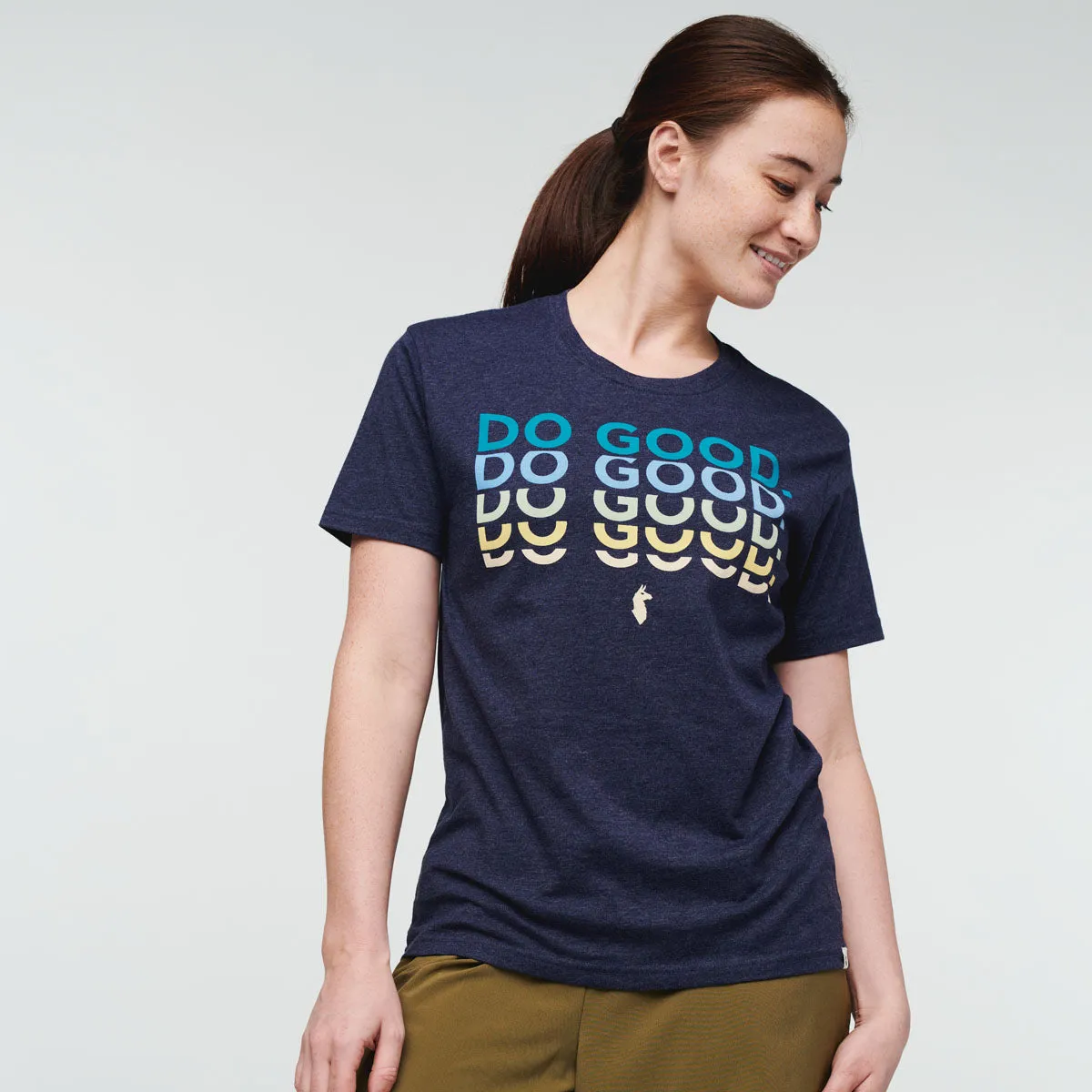 Cotopaxi Do Good Repeat T-shirt femme coton marin