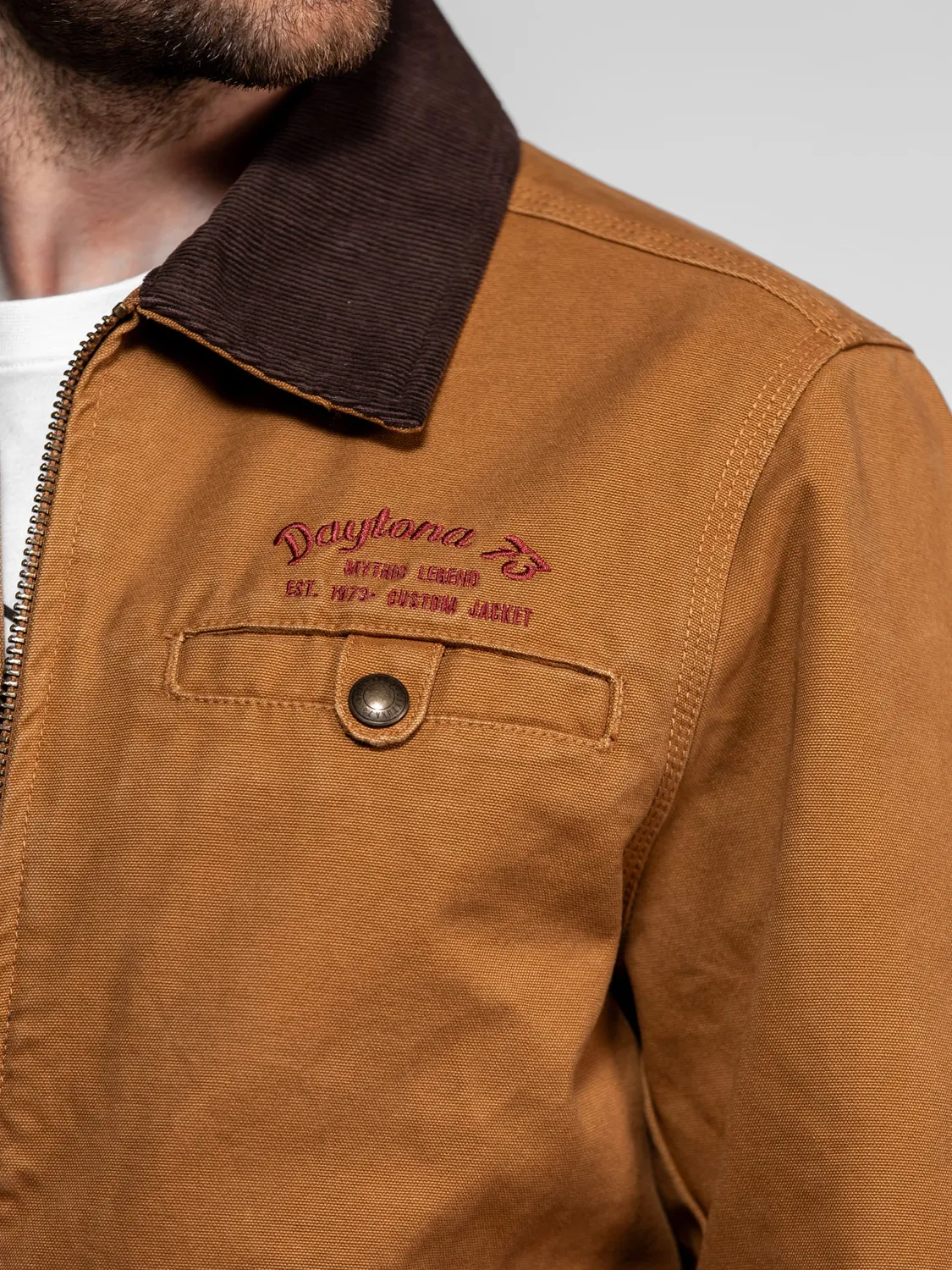 Daytona Maccon veste worker toile coton black robuste