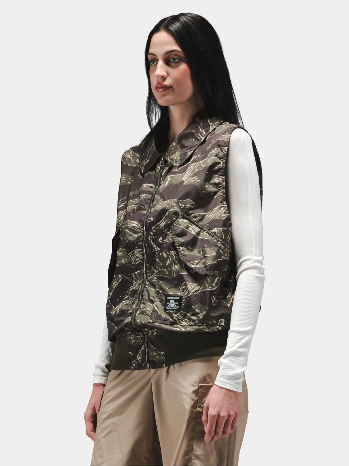 Alpha Industries CWU 36/P gilet Tiger Camo léger
