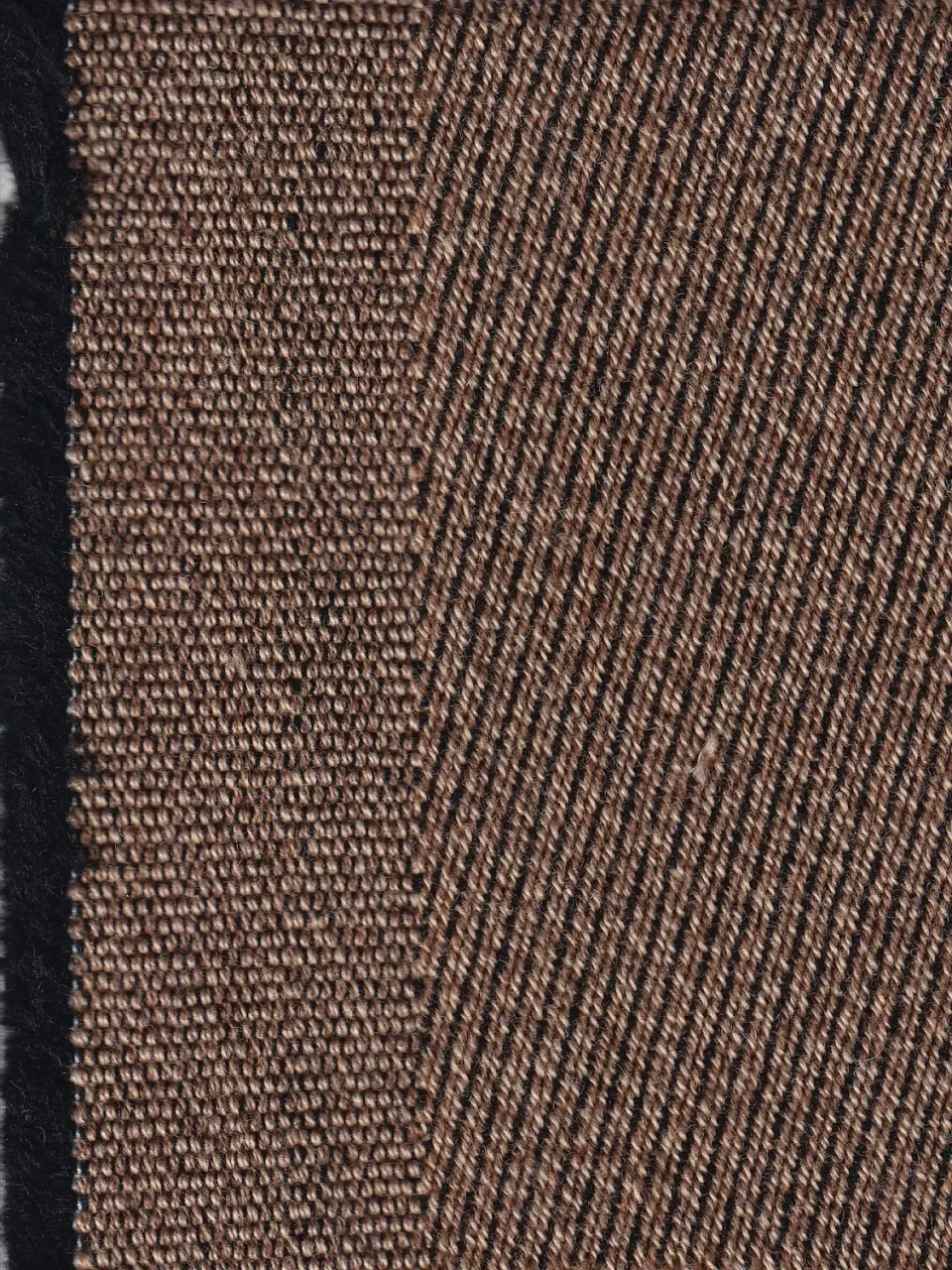 Hollington Bedford cord tissu laine marron camel 4 m