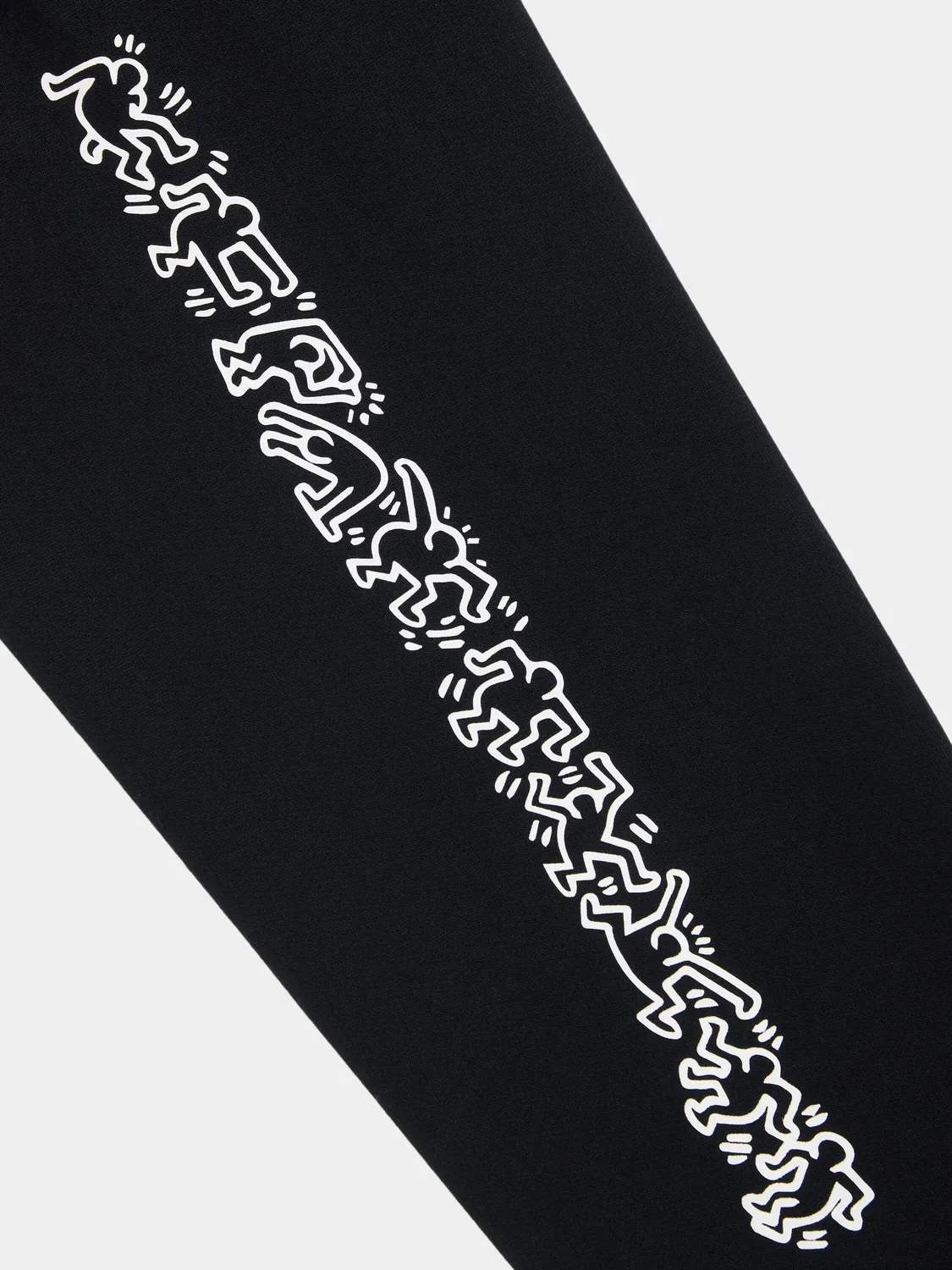 Keith Haring X Alpha New York Graphic Hoodie sweat noir