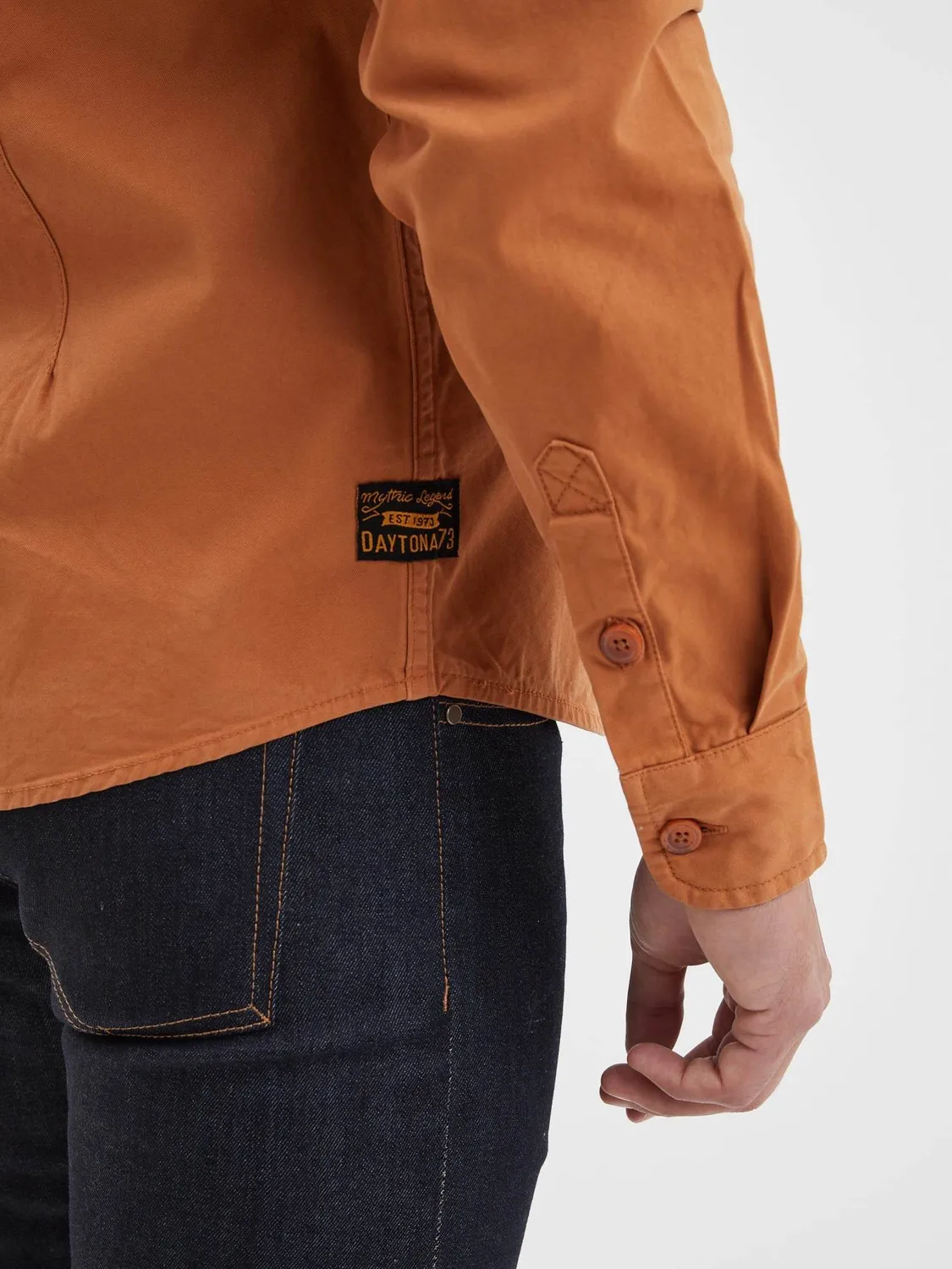 Daytona Vassar chemise workwear bleu de chine coton épais