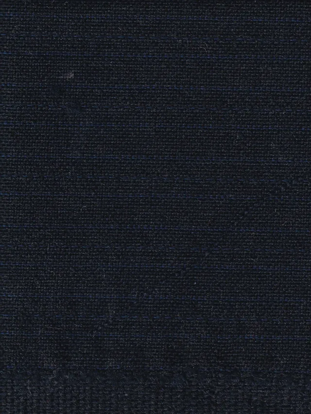 Hollington tissu toile laine coton navy rayures 22 m