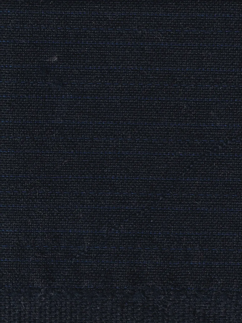 Hollington tissu toile laine coton navy rayures 22 m