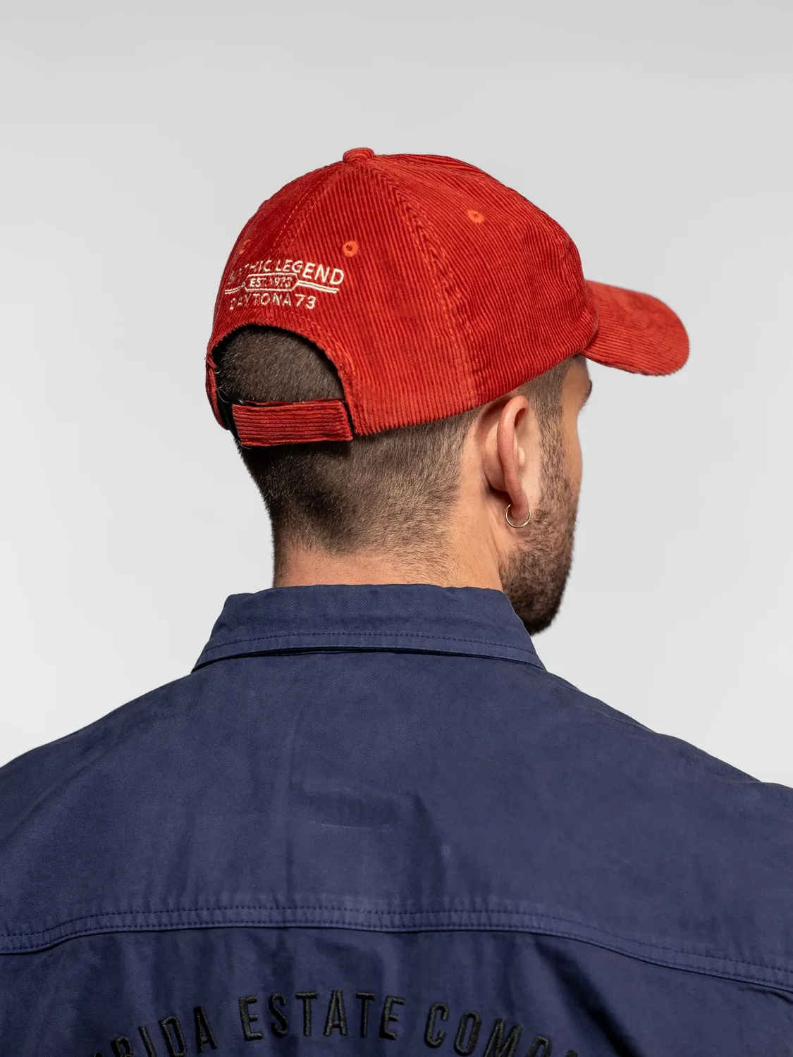 Daytona Brandon casquette velours Basalt taille unique