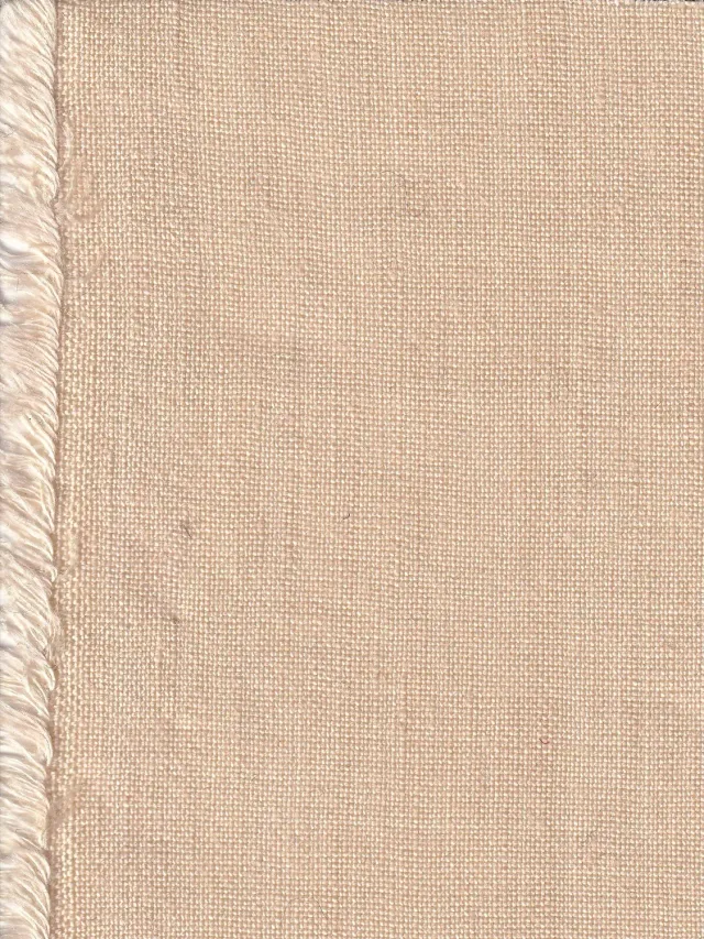 Hollington tissu toile tencel lin ivoire au mètre