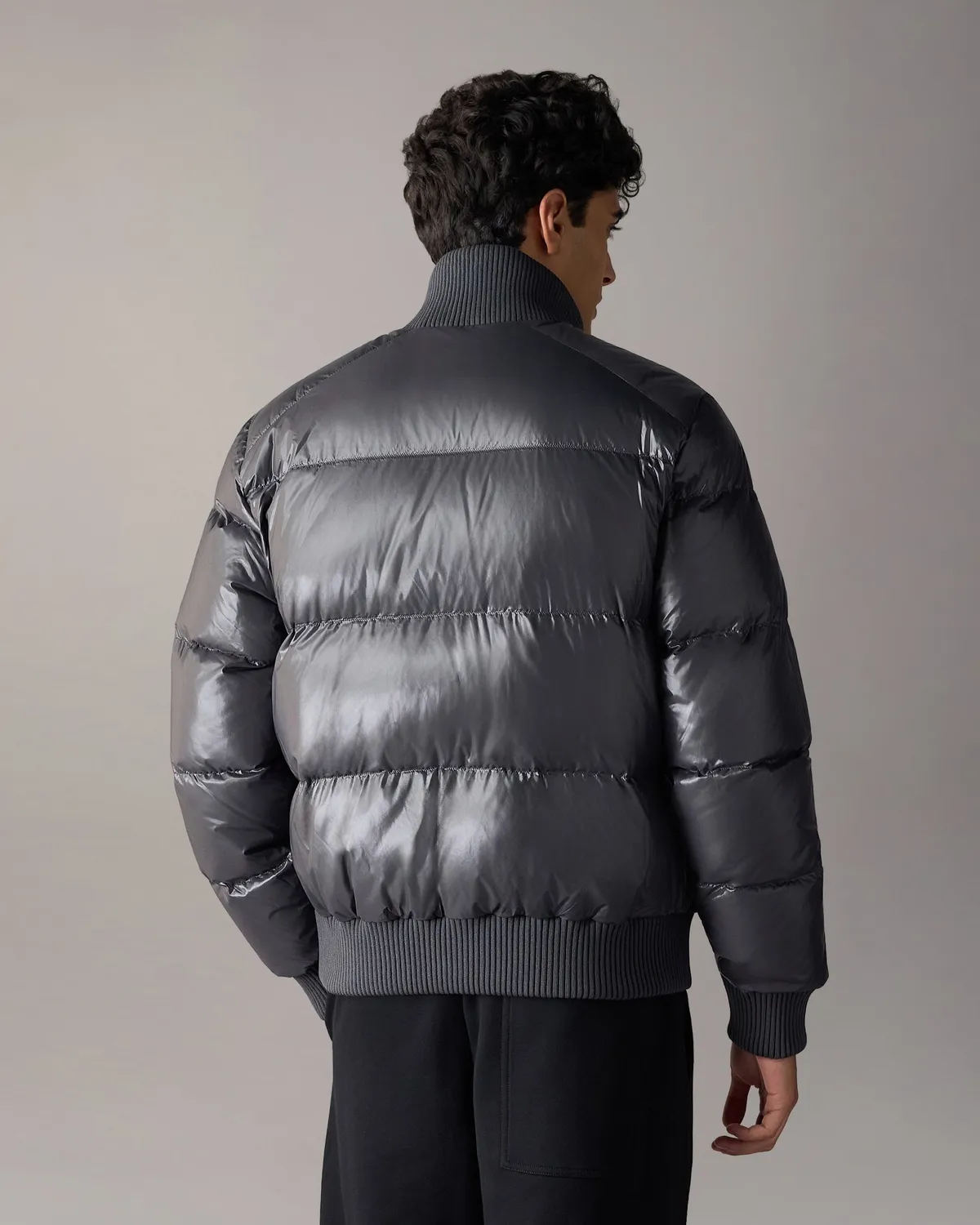 Moose Knuckles Kings blouson bomber duvet ciment