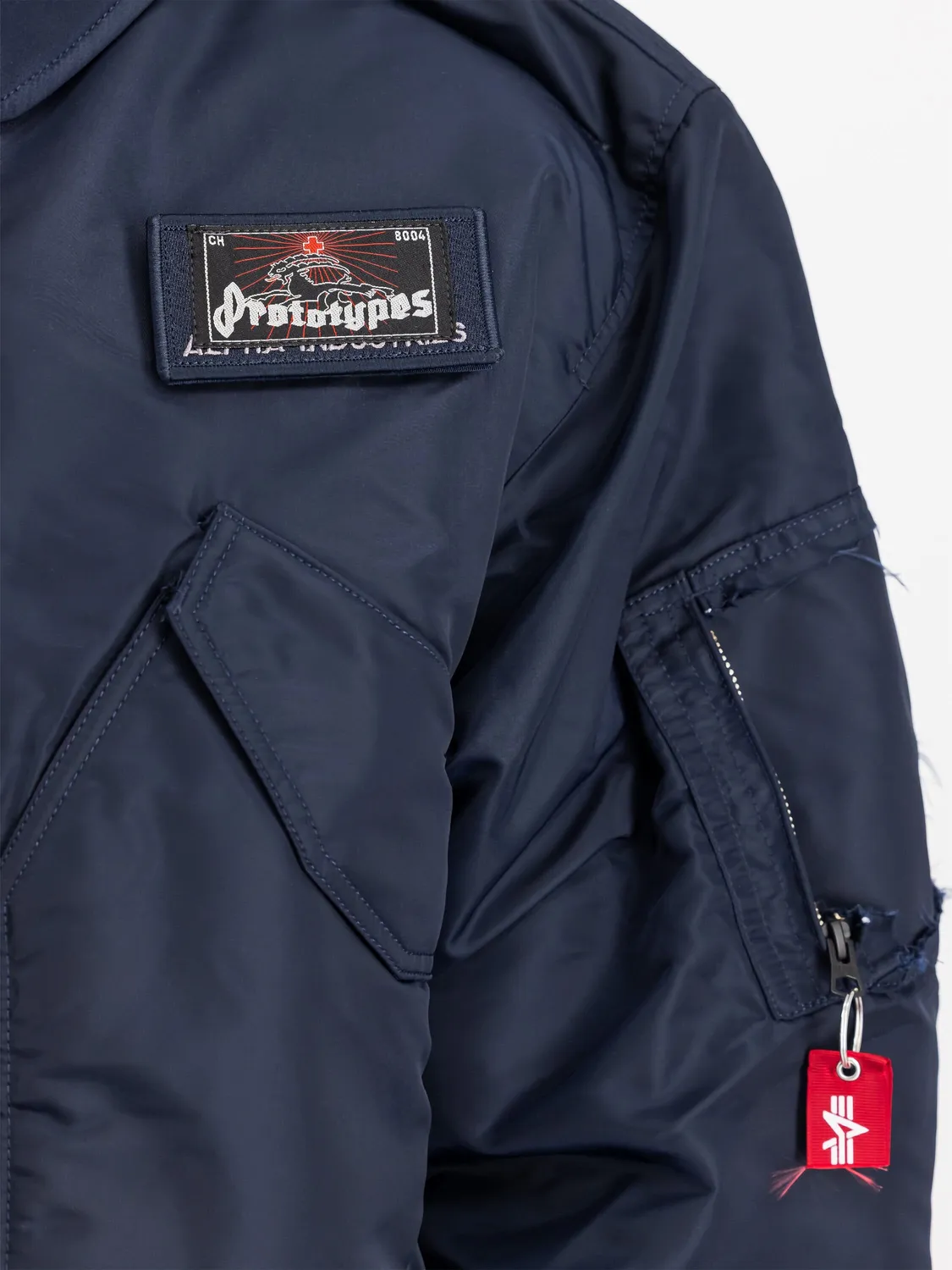 Prototypes x Alpha CWU-45 Outline bomber Navy nylon