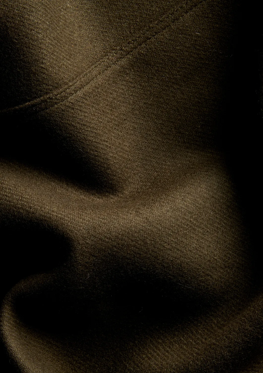 Soubacq Le Bleu Mull veste drap de laine léger