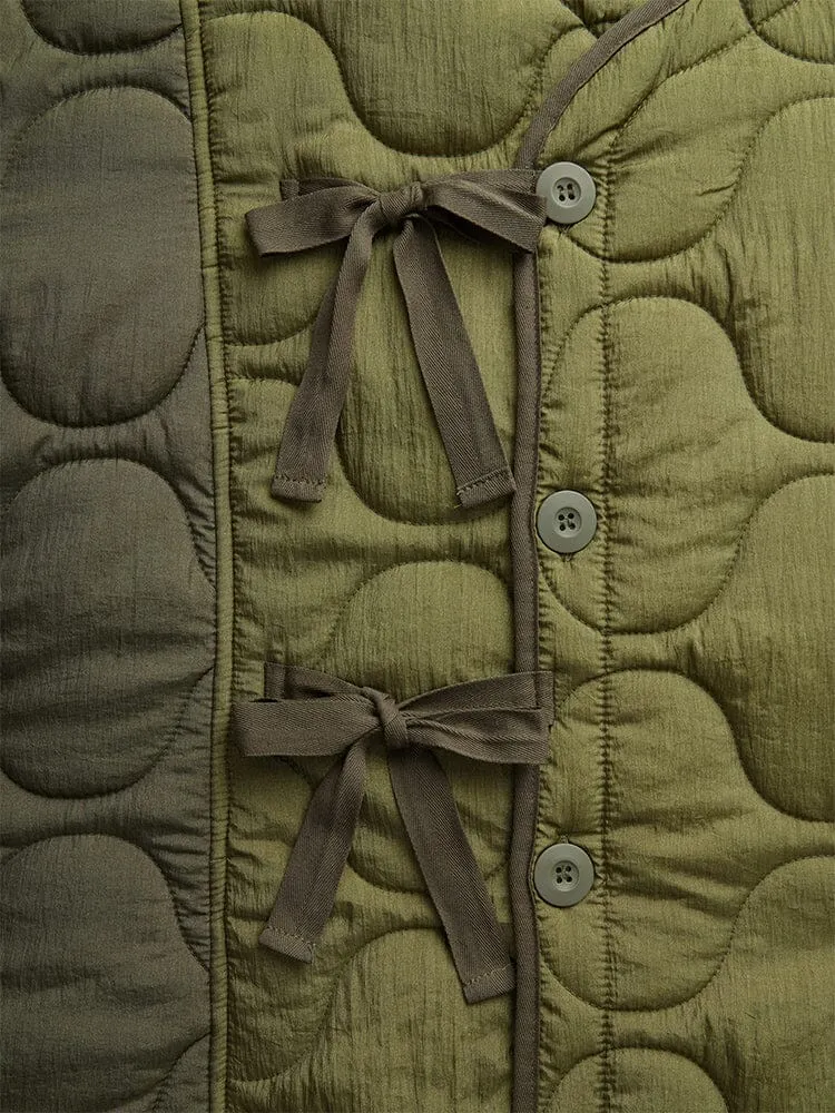 Alpha Industries Mixed Media liner long femme vert