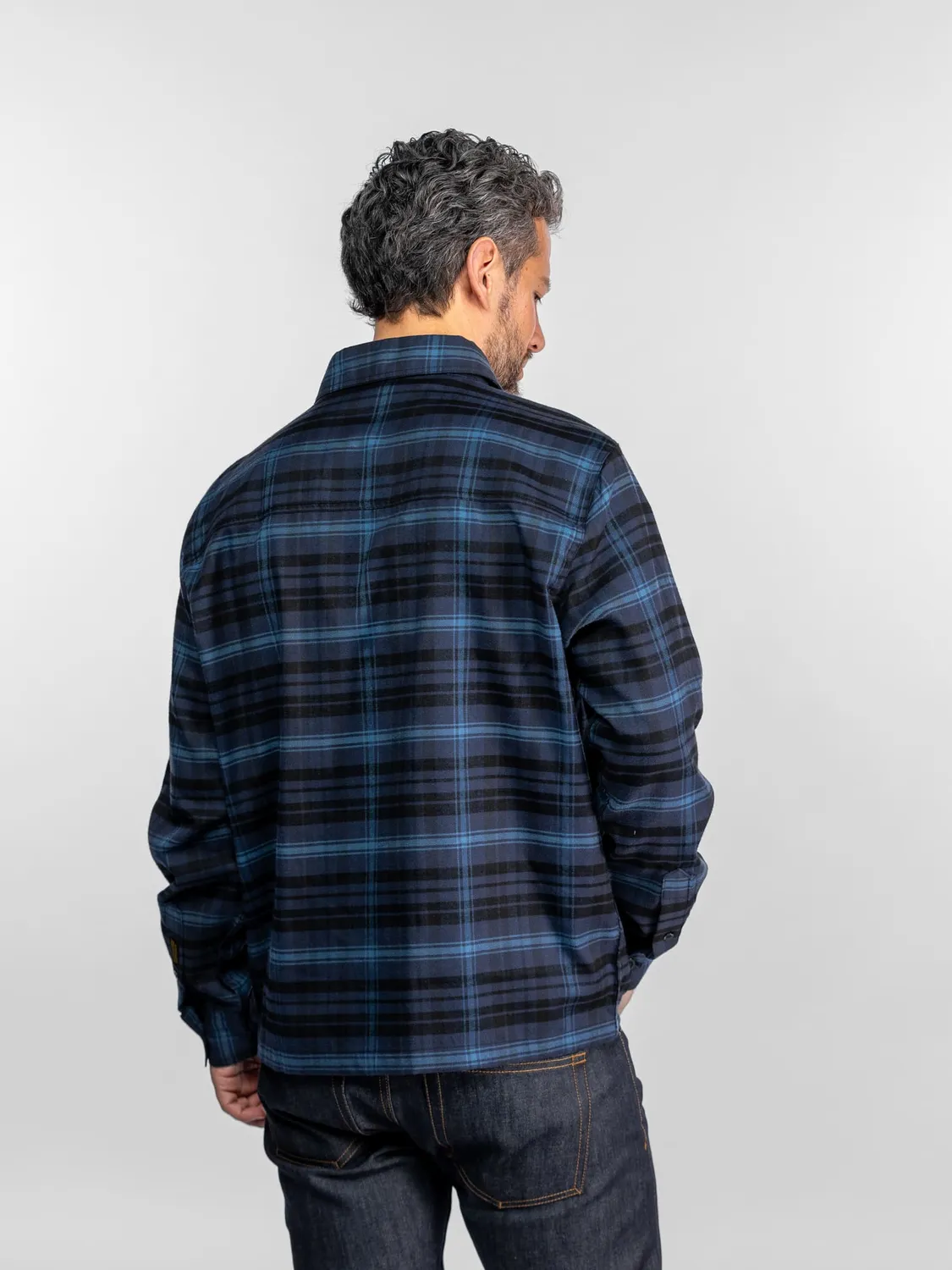 DAYTONA Ferndale chemise flanelle homme bleu vintage
