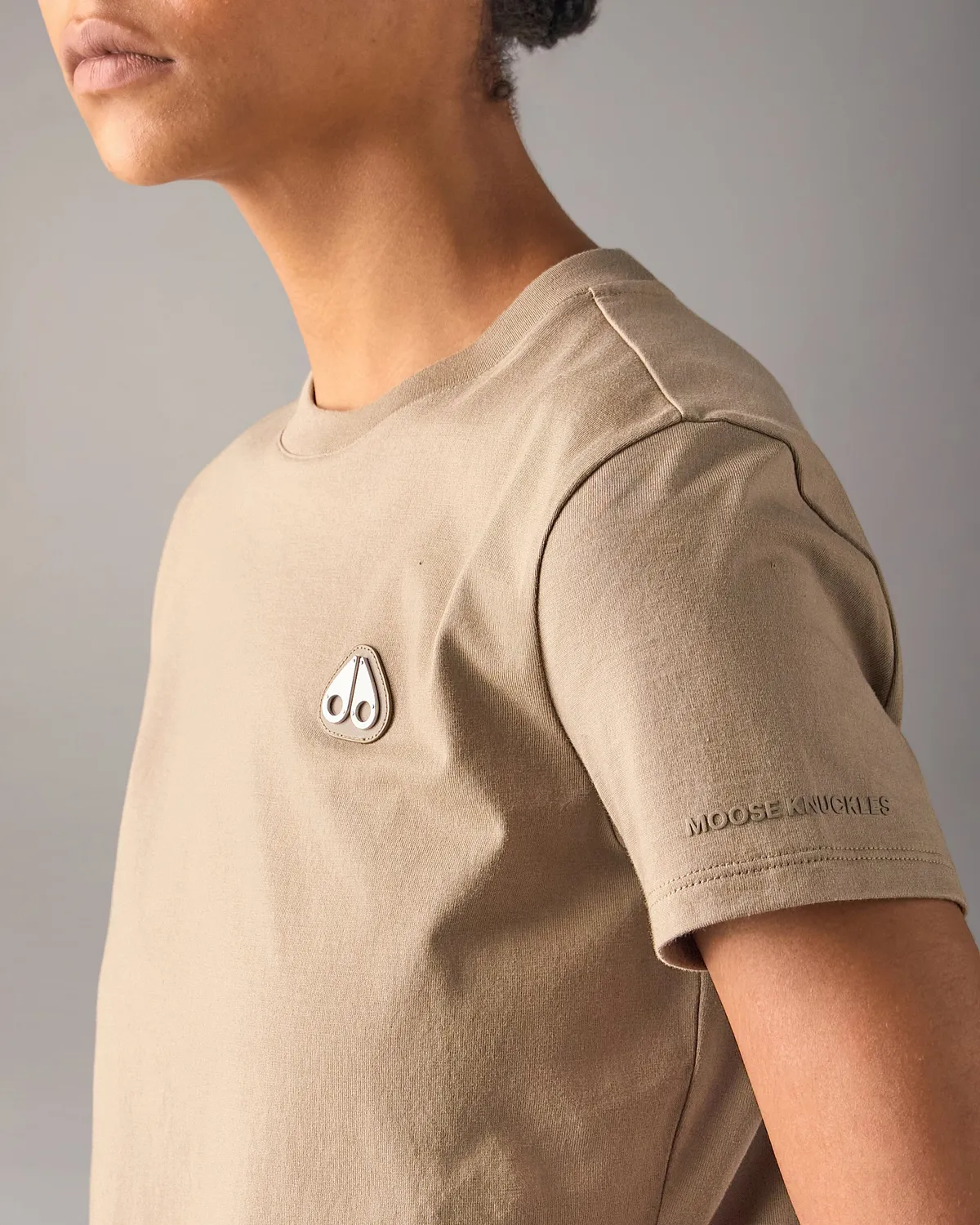 Moose Knuckles Crescent t-shirt coton ashen