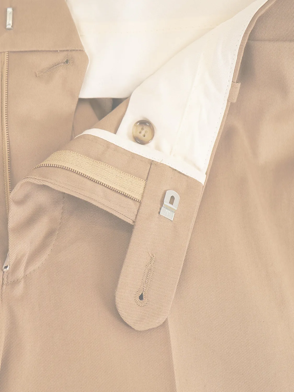 Hollington Siza pantalon serge coton extensible sable