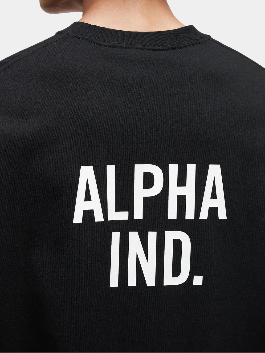 Alpha Industries UNFRM t-shirt manche longue noir poche