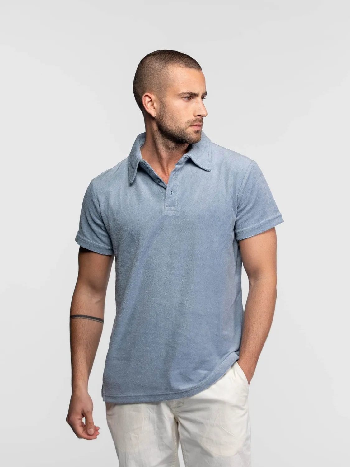 Daytona Brody polo éponge homme corail été