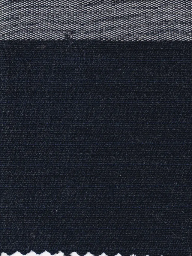 Hollington toile navy tissu au mètre laine légère