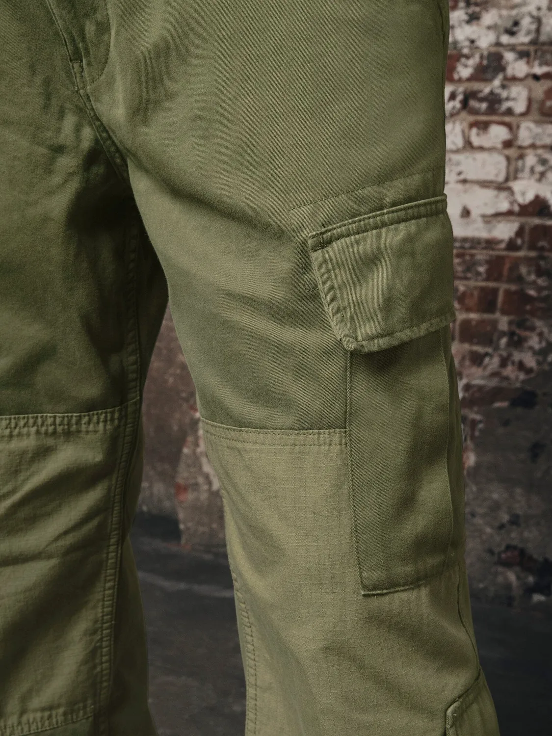 Alpha Industries ACU pantalon cargo olive homme