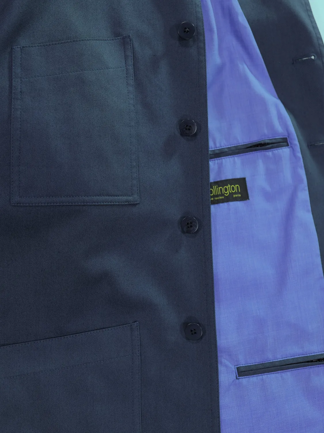 Hollington Lyon veste coton extensible dark navy