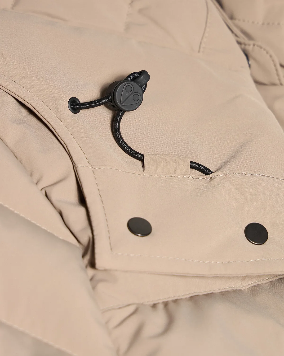 Moose Knuckles Greystone Down veste ashen duvet longue