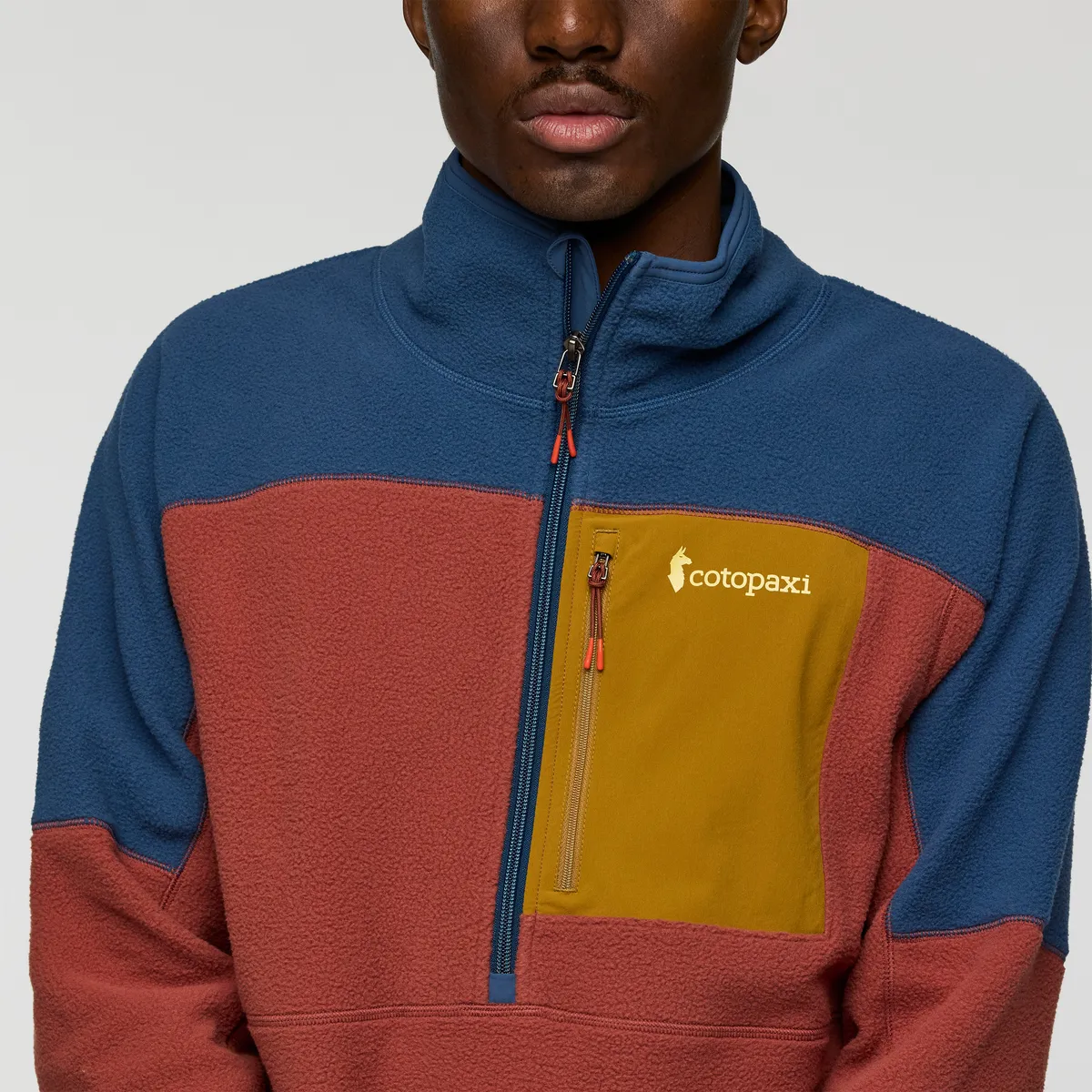 Cotopaxi Abrazo polaire homme demi-zip colorblock chaude