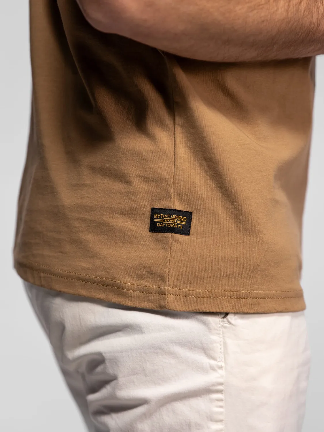 Daytona Vernon t-shirt worker beige coton peigné