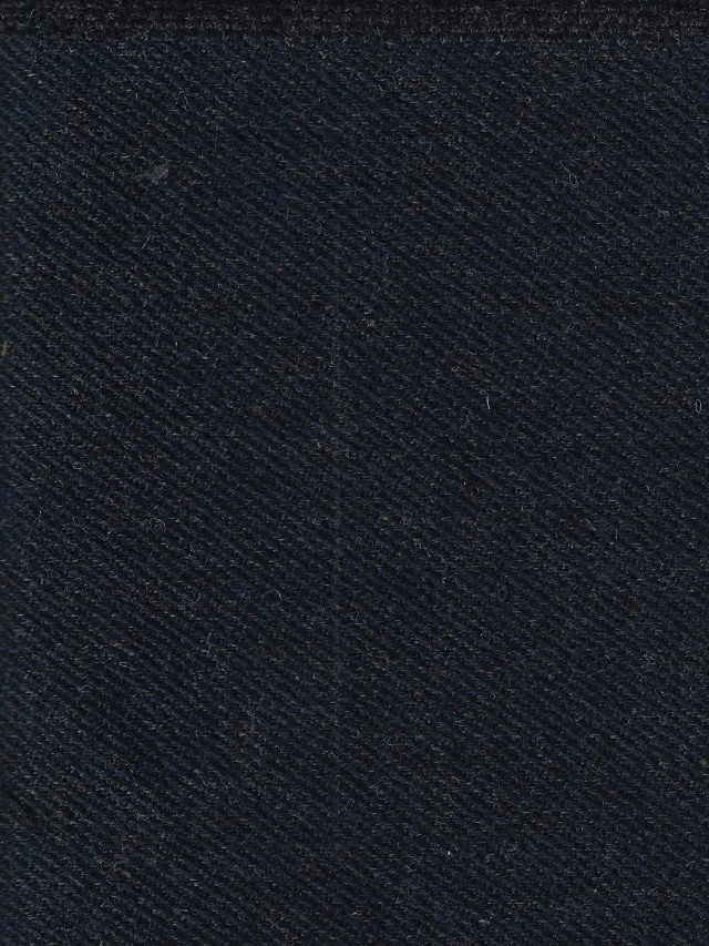 Hollington toile navy brown tissu au mètre laine coton