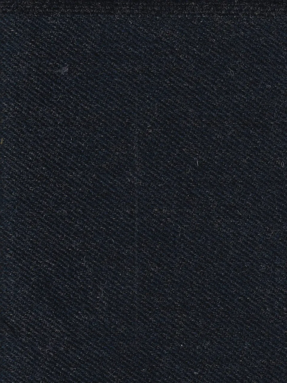 Hollington toile navy brown tissu au mètre laine coton