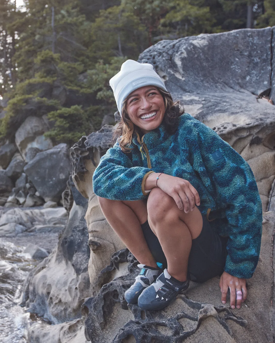 Cotopaxi Teca Fleece Beanie bonnet Acai Stripes polaire