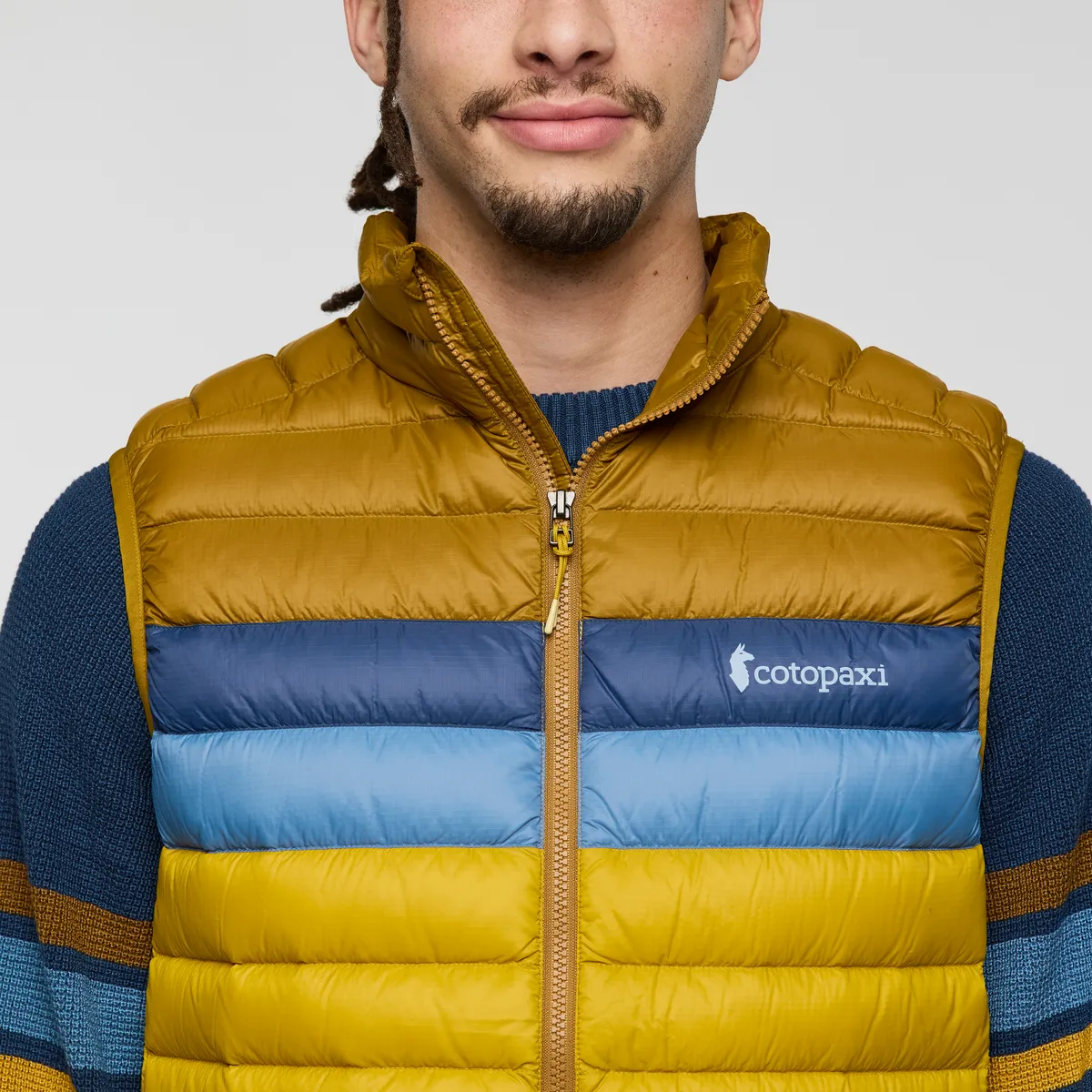 Cotopaxi Fuego gilet homme duvet Carbon Stripes chaud